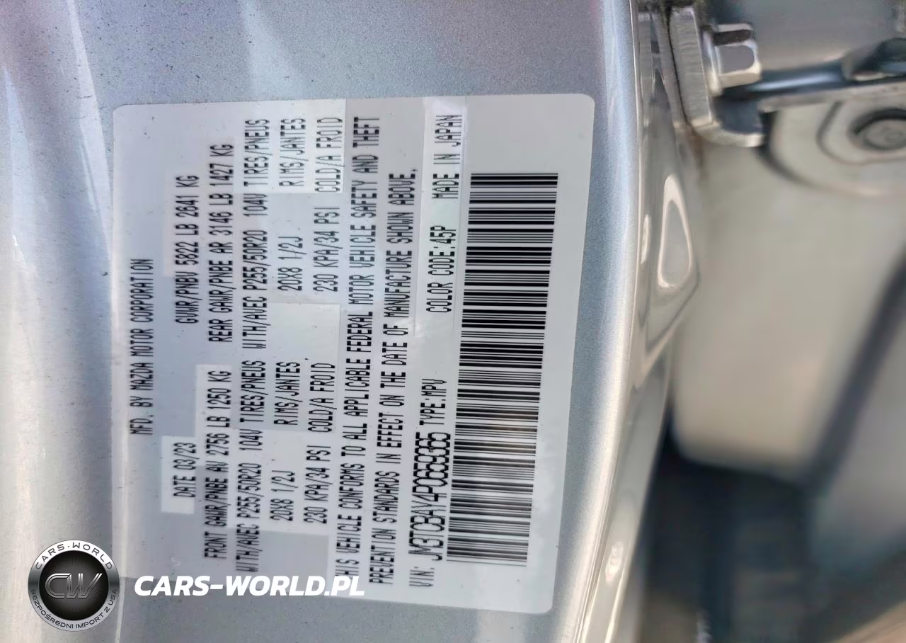 2023 Mazda Cx-9 Touring Plus VIN:JM3TCBAY4P0659365 - 13