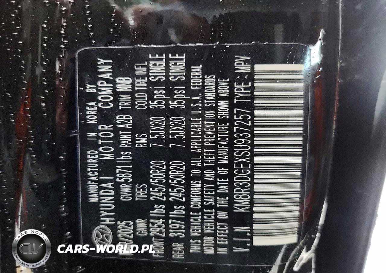 2025 Hyundai Palisade Xrt VIN:KM8R3DGEXSU937257 - 14