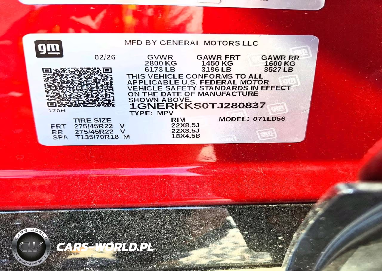 2026 Chevrolet Traverse High Country VIN:1GNERKKS0TJ280837 - 14