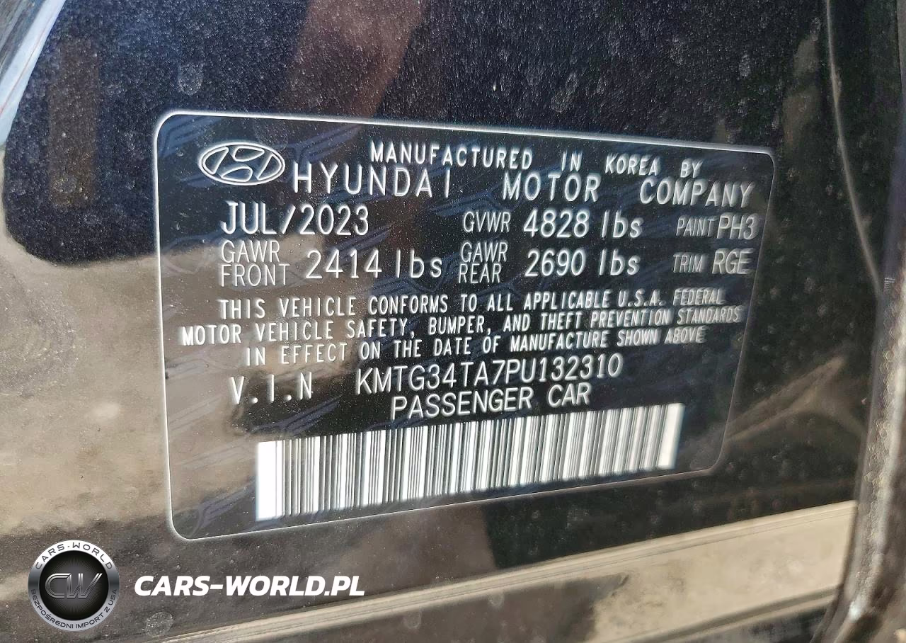 2023 Genesis G70 2.0T VIN:KMTG34TA7PU132310 - 12