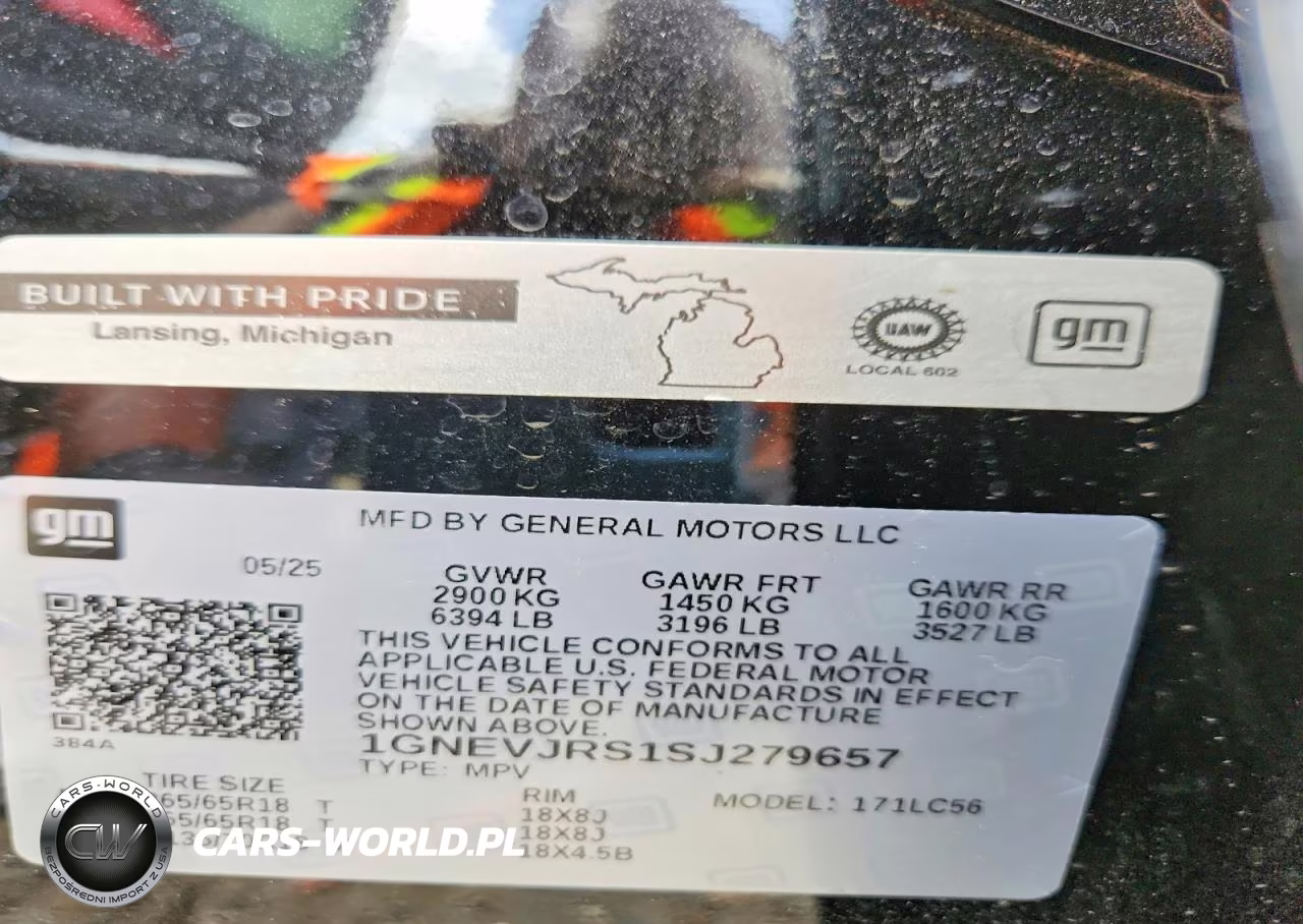 2025 Chevrolet Traverse Z71 VIN:1GNEVJRS1SJ279657 - 14