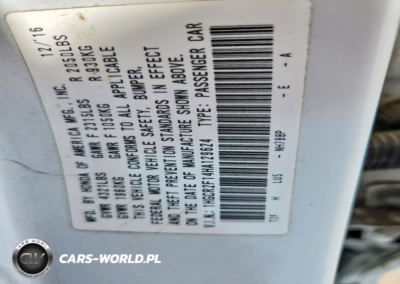 2017 Honda Accord Sport Special Edition VIN:1HGCR2F14HA129624 - 13