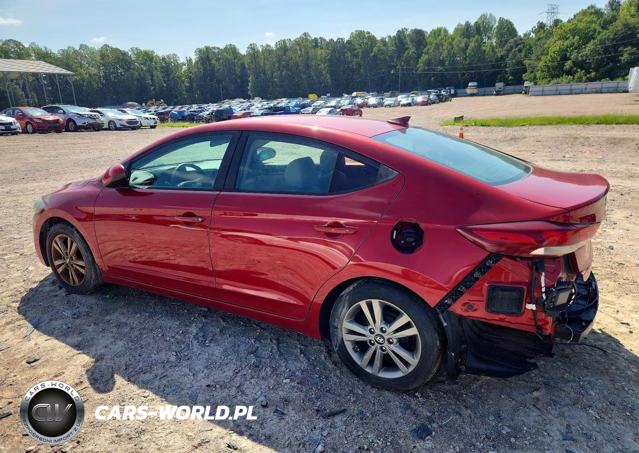 2017 Hyundai Elantra Se VIN:KMHD84LF6HU177802 - 2