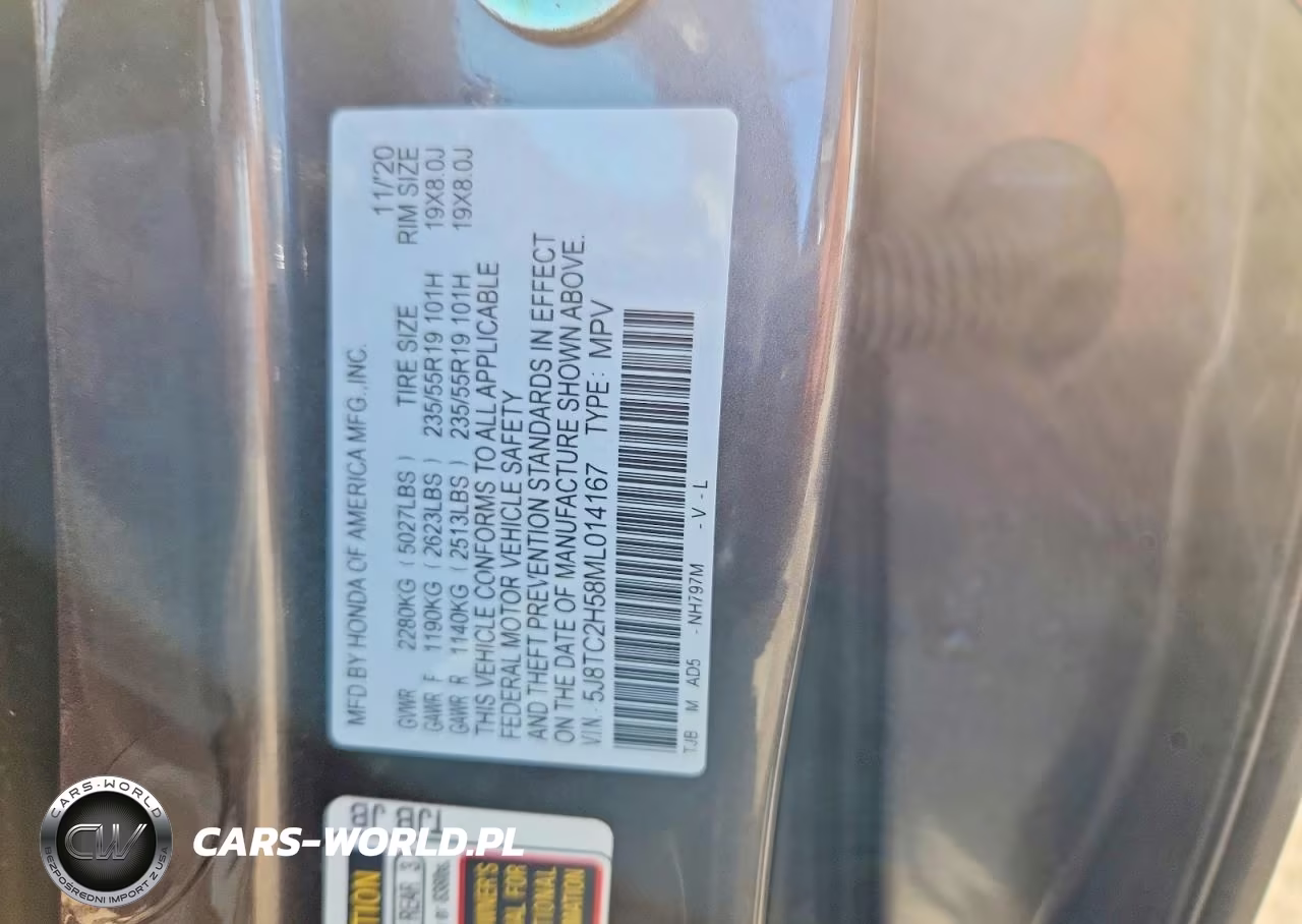 2021 Acura Rdx Technology VIN:5J8TC2H58ML014167 - 12