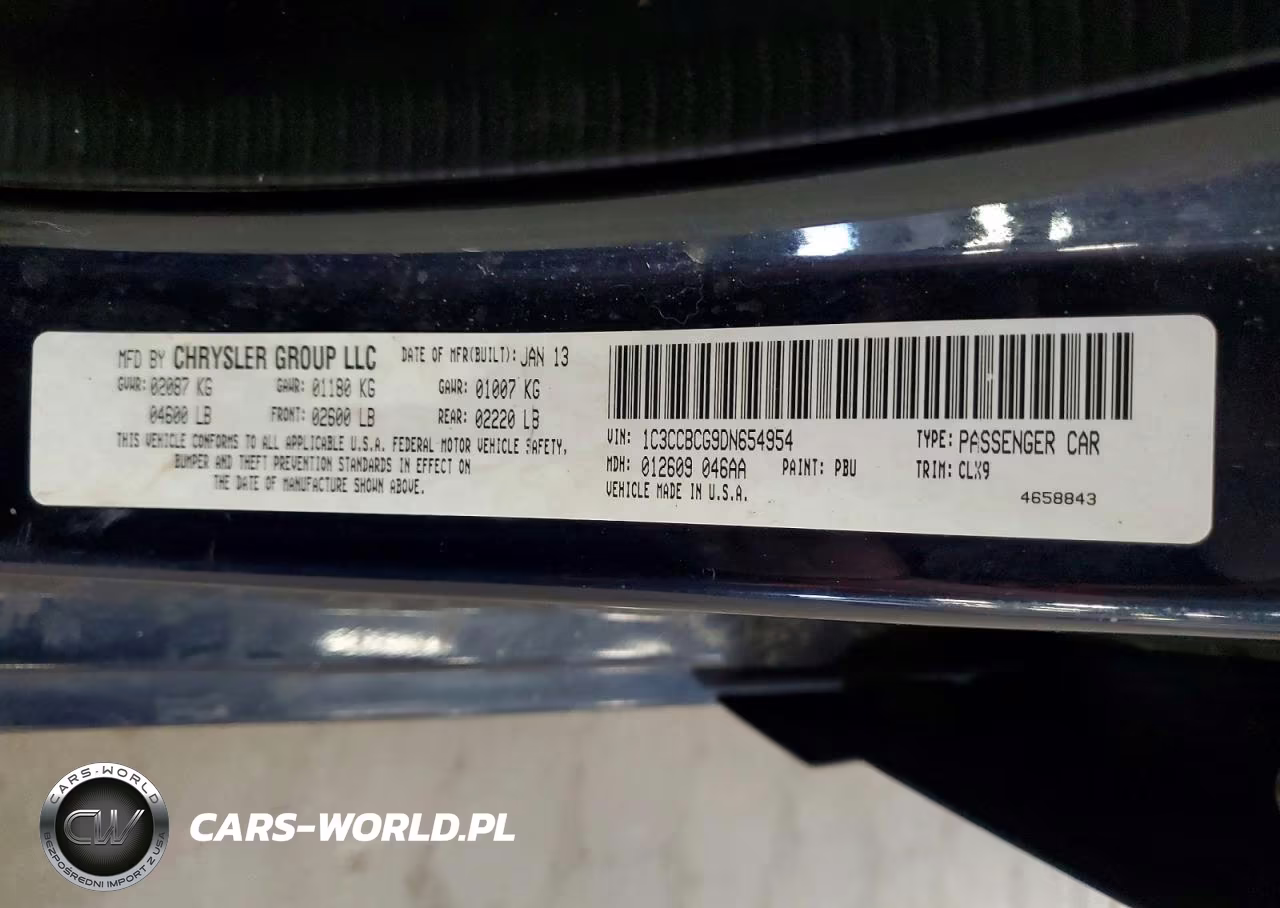 2013 Chrysler 200 Limited VIN:1C3CCBCG9DN654954 - 12