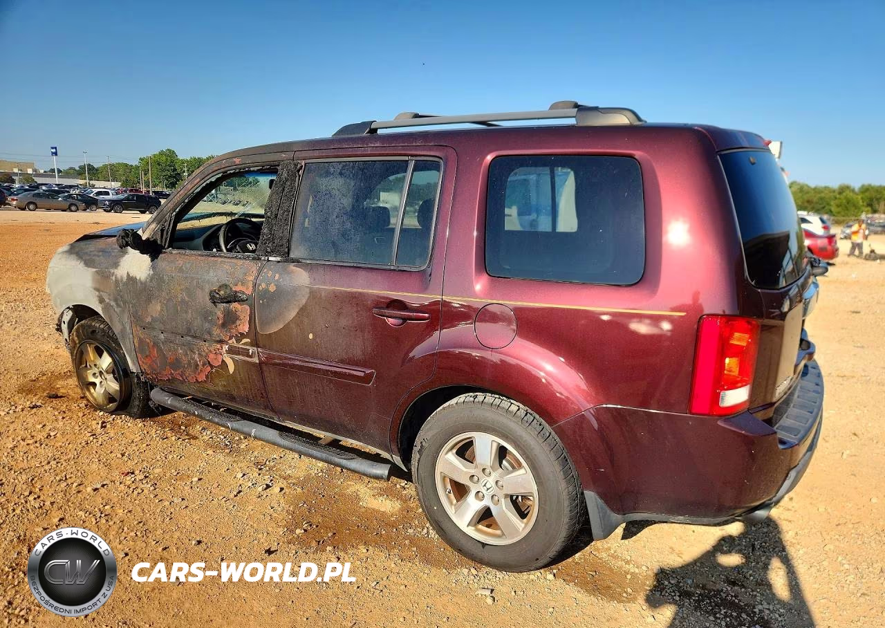 2010 Honda Pilot Exl VIN:5FNYF4H55AB022636 - 2
