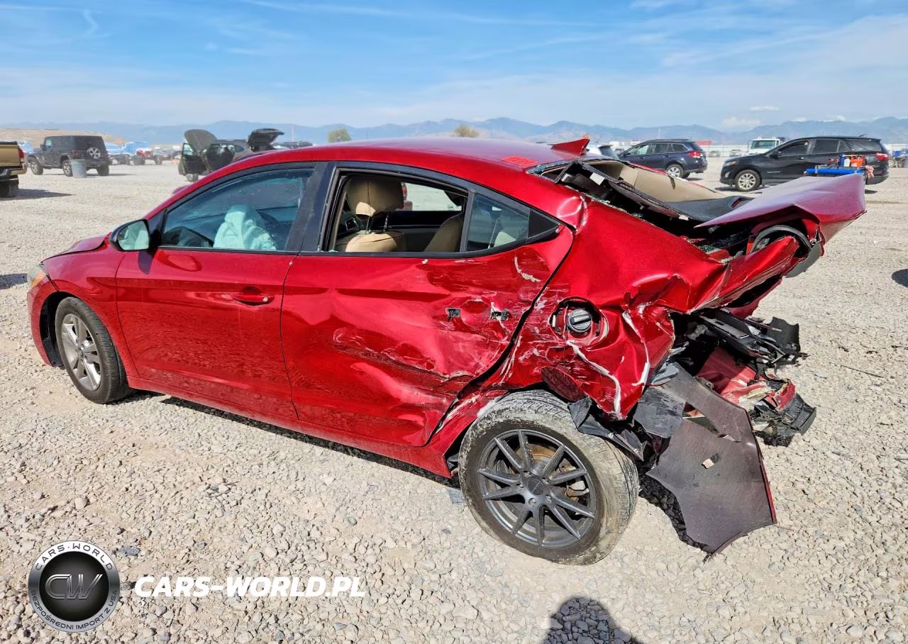 2018 Hyundai Elantra Sel VIN:KMHD84LF5JU593281 - 2
