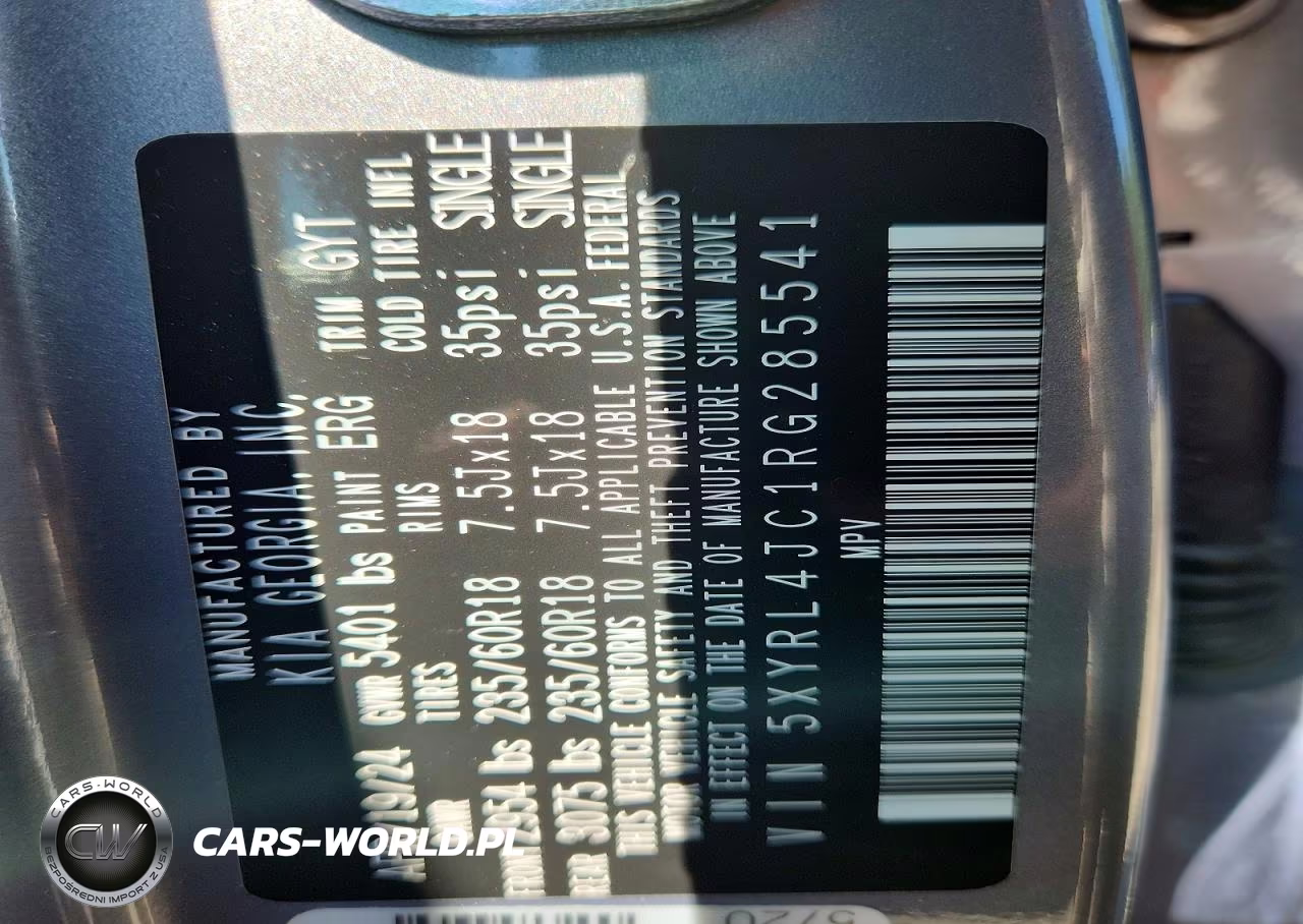 2024 Kia Sorento S VIN:5XYRL4JC1RG285541 - 13