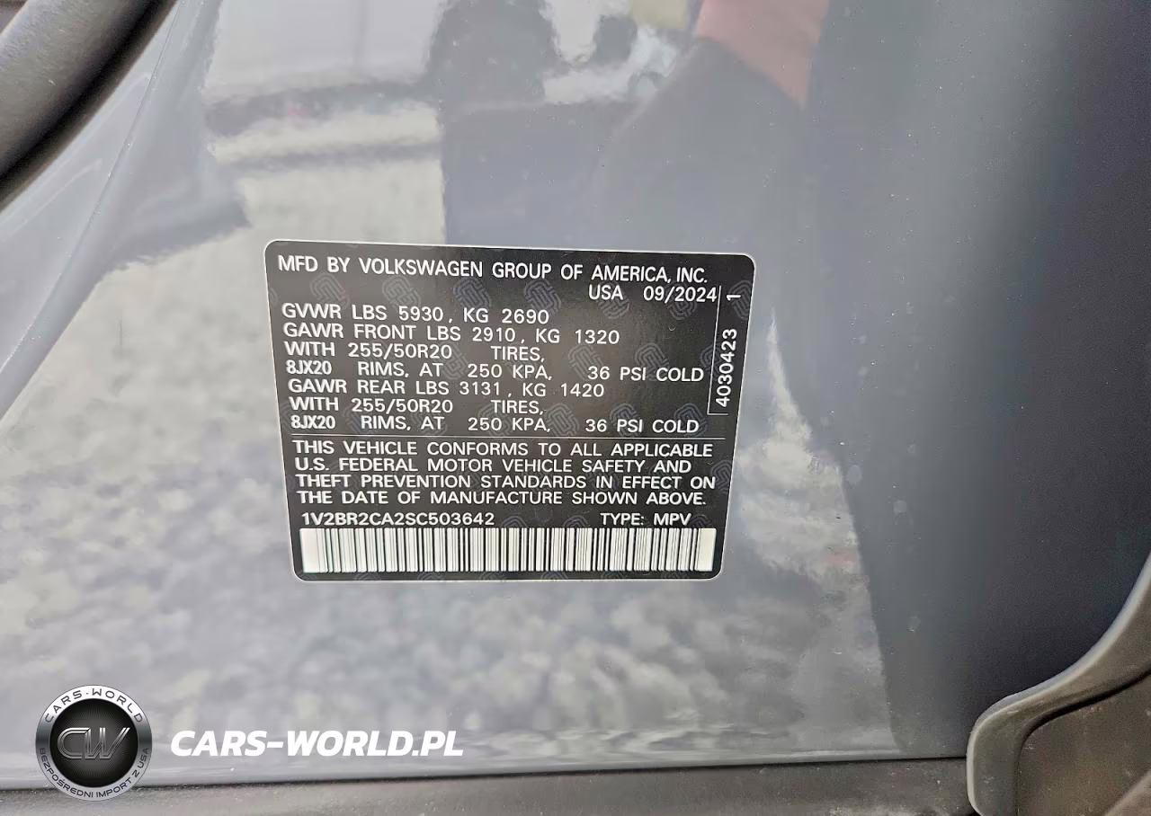 2025 Volkswagen Atlas Sel VIN:1V2BR2CA2SC503642 - 13
