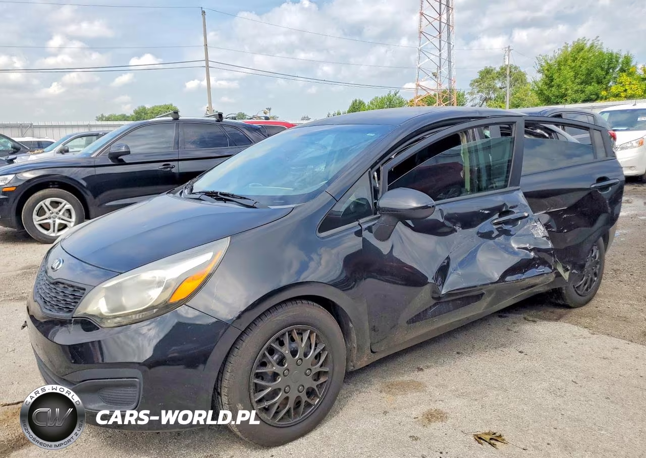 2015 Kia Rio Lx VIN:KNADM4A34F6502776 - 1