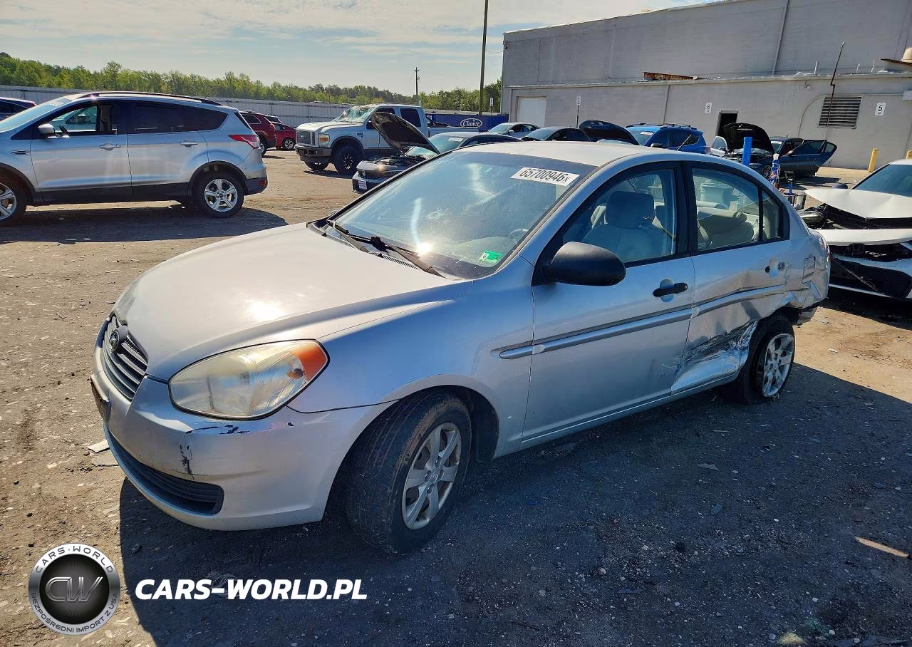 2009 Hyundai Accent Gls VIN:KMHCN46C99U373241 - 1