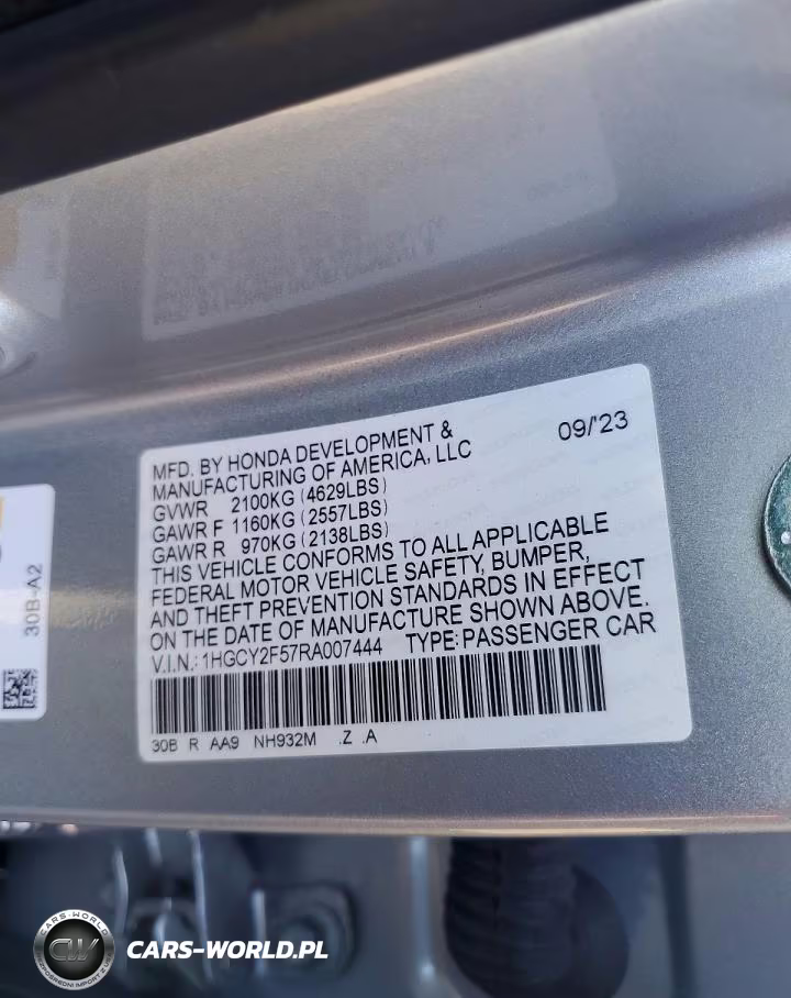 2024 Honda Accord Hybrid Sport VIN:1HGCY2F57RA007444 - 12