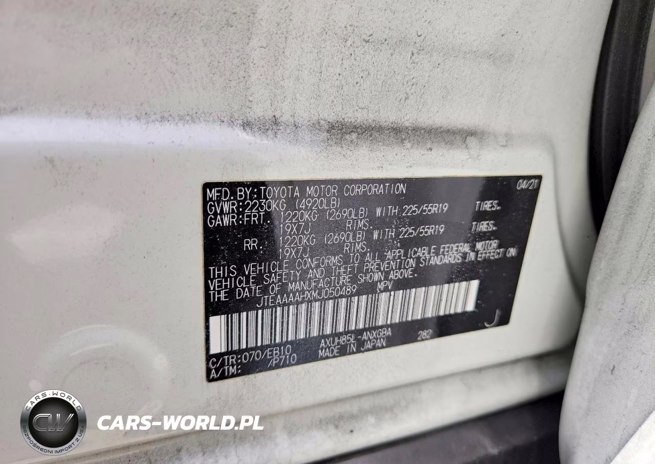 2021 Toyota Venza Xle VIN:JTEAAAAHXMJ050489 - 12