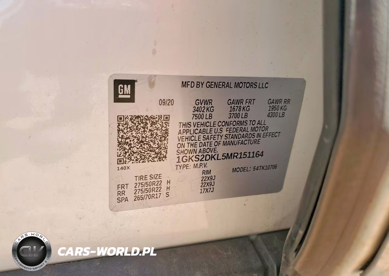 2021 GMC Yukon Denali VIN:1GKS2DKL5MR151164 - 13