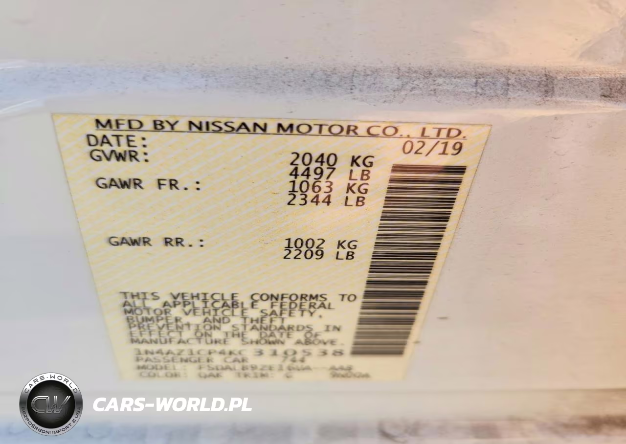 2019 Nissan Leaf S VIN:1N4AZ1CP4KC310538 - 13
