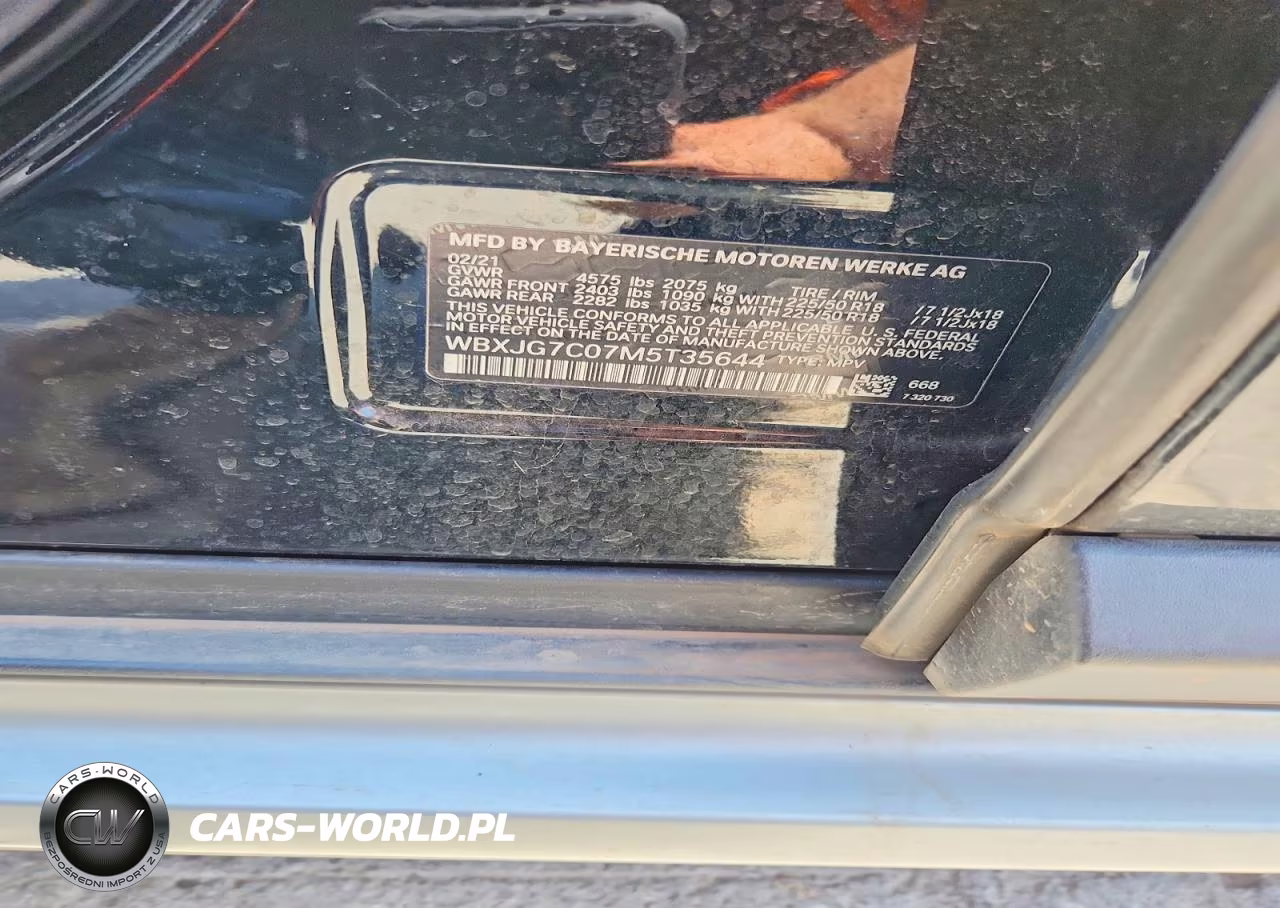 2021 BMW X1 Sdrive28I VIN:WBXJG7C07M5T35644 - 13