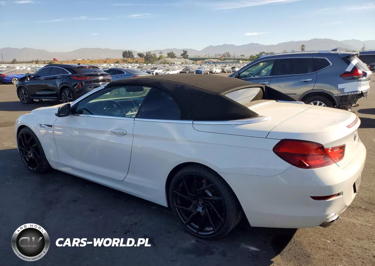 2012 BMW 650 I VIN:WBALZ3C54CDL70289 - 2