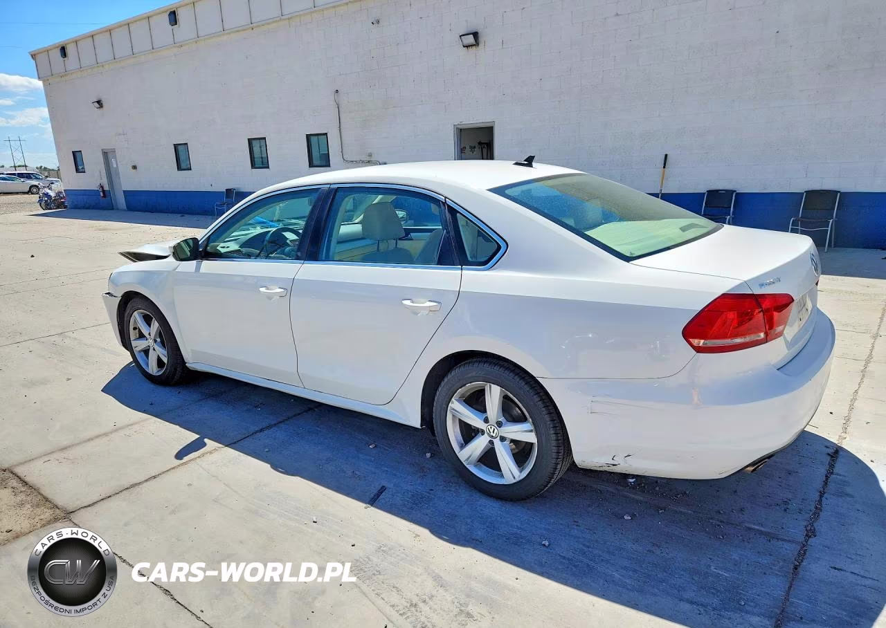 2013 Volkswagen Passat Se VIN:1VWBH7A31DC127005 - 2