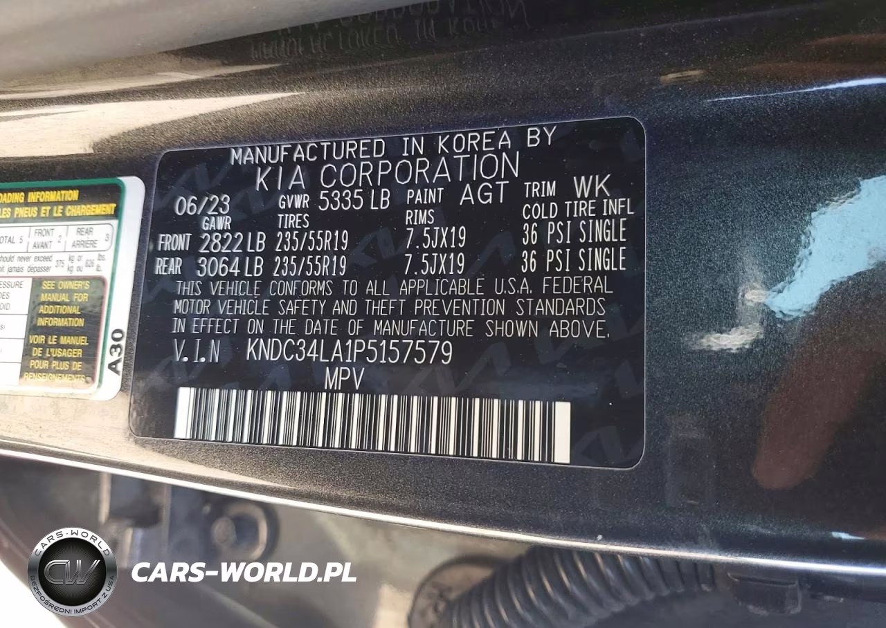2023 Kia Ev6 Wind VIN:KNDC34LA1P5157579 - 13