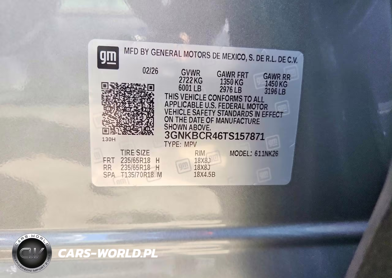 2026 Chevrolet Blazer 2Lt VIN:3GNKBCR46TS157871 - 13