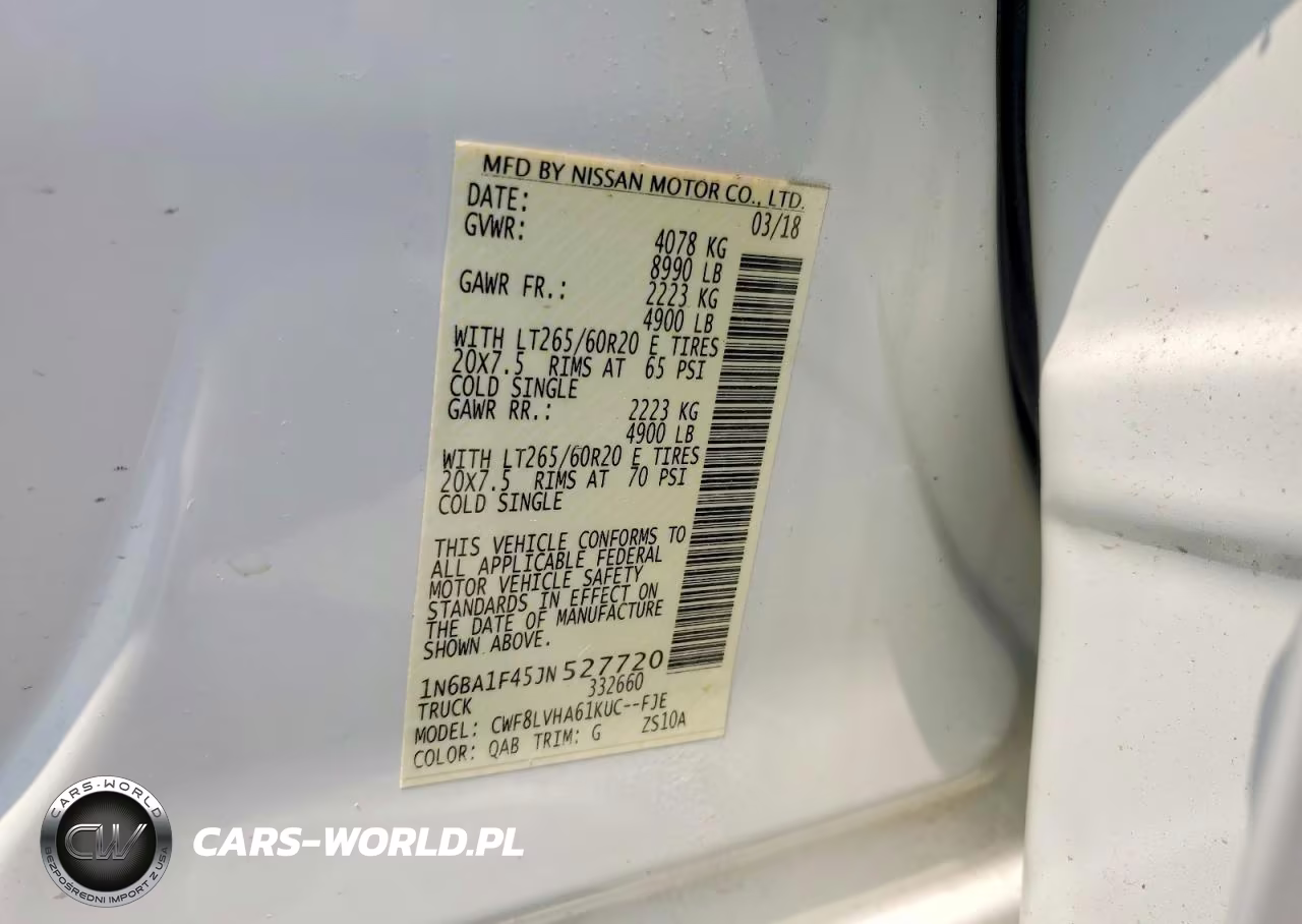 2018 Nissan Titan Xd Sl VIN:1N6BA1F45JN527720 - 12