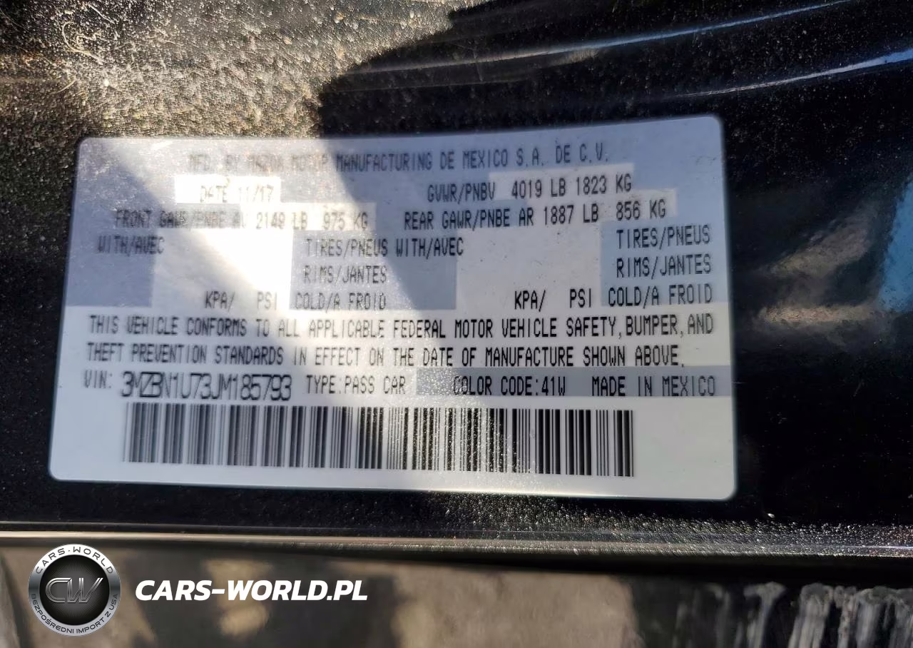 2018 Mazda 3 Sport VIN:3MZBN1U73JM185793 - 12