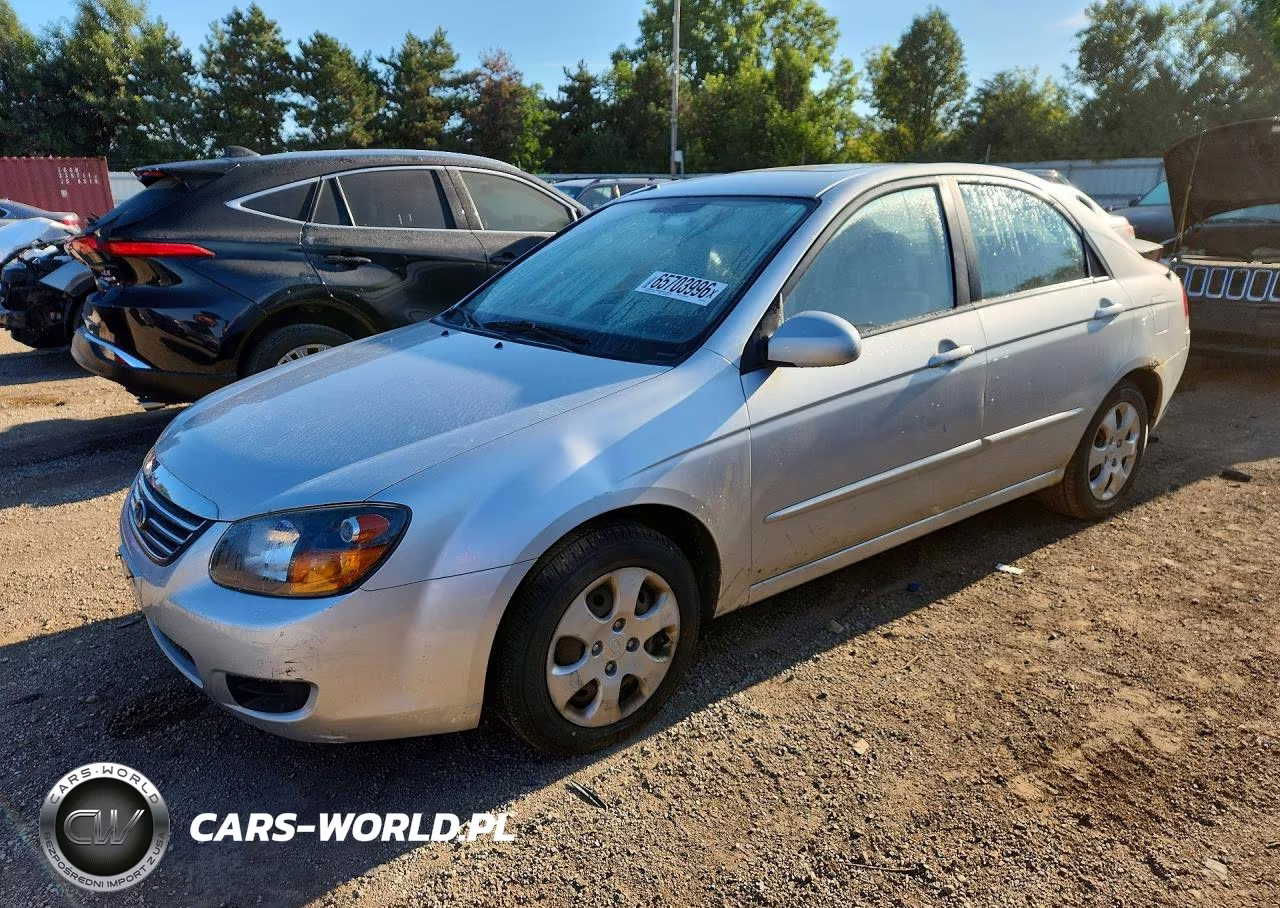 2009 Kia Spectra Lx VIN:KNAFE221895645943 - 1