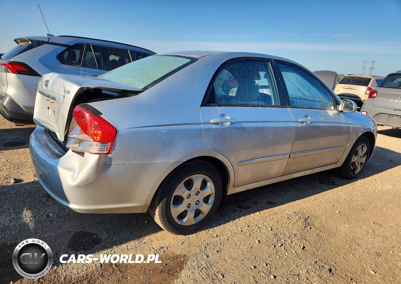 2009 Kia Spectra Lx VIN:KNAFE221895645943 - 3