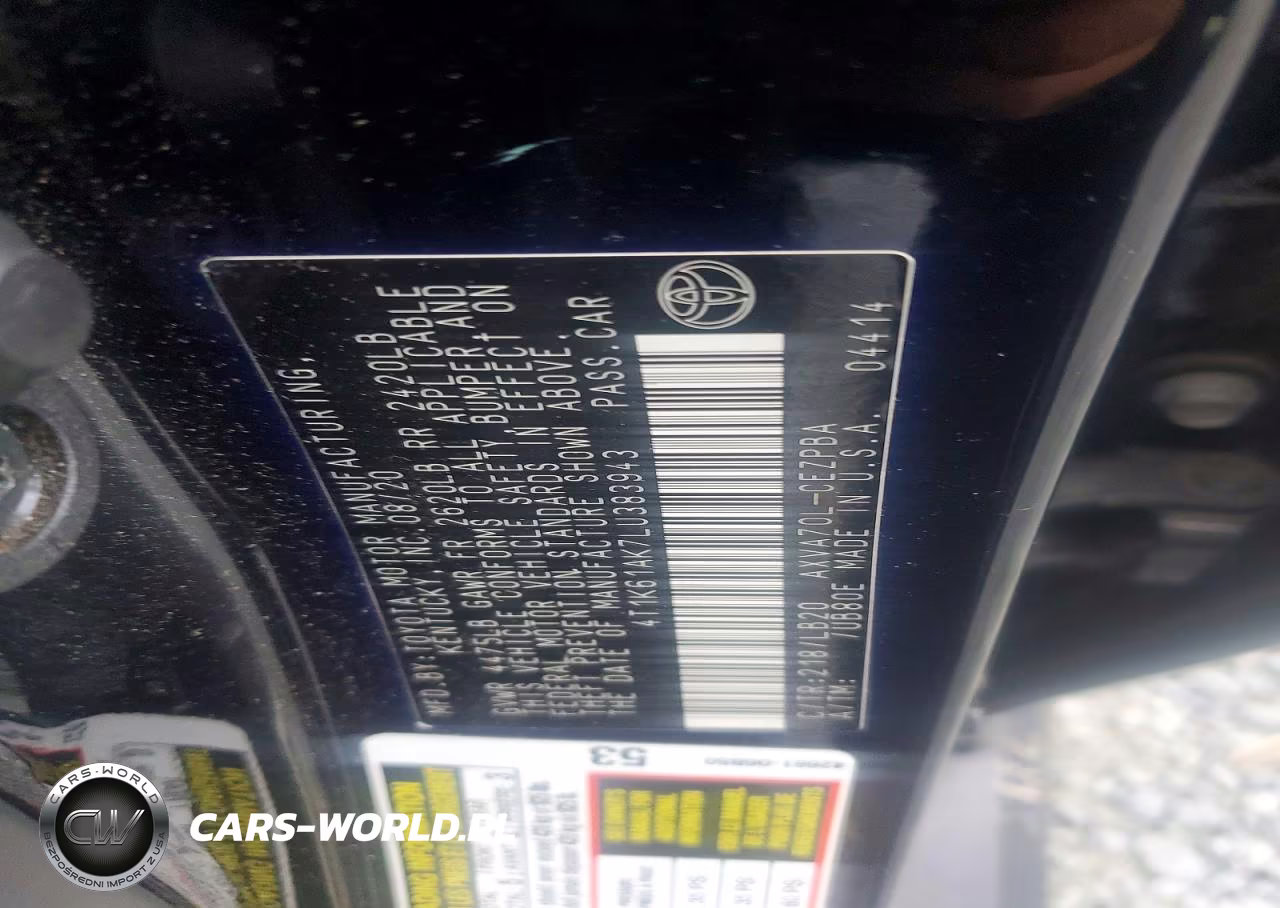 2020 Toyota Camry Xse VIN:4T1K61AK7LU383943 - 12