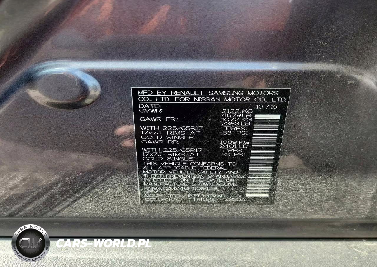2016 Nissan Rogue S VIN:KNMAT2MV4GP609459 - 12