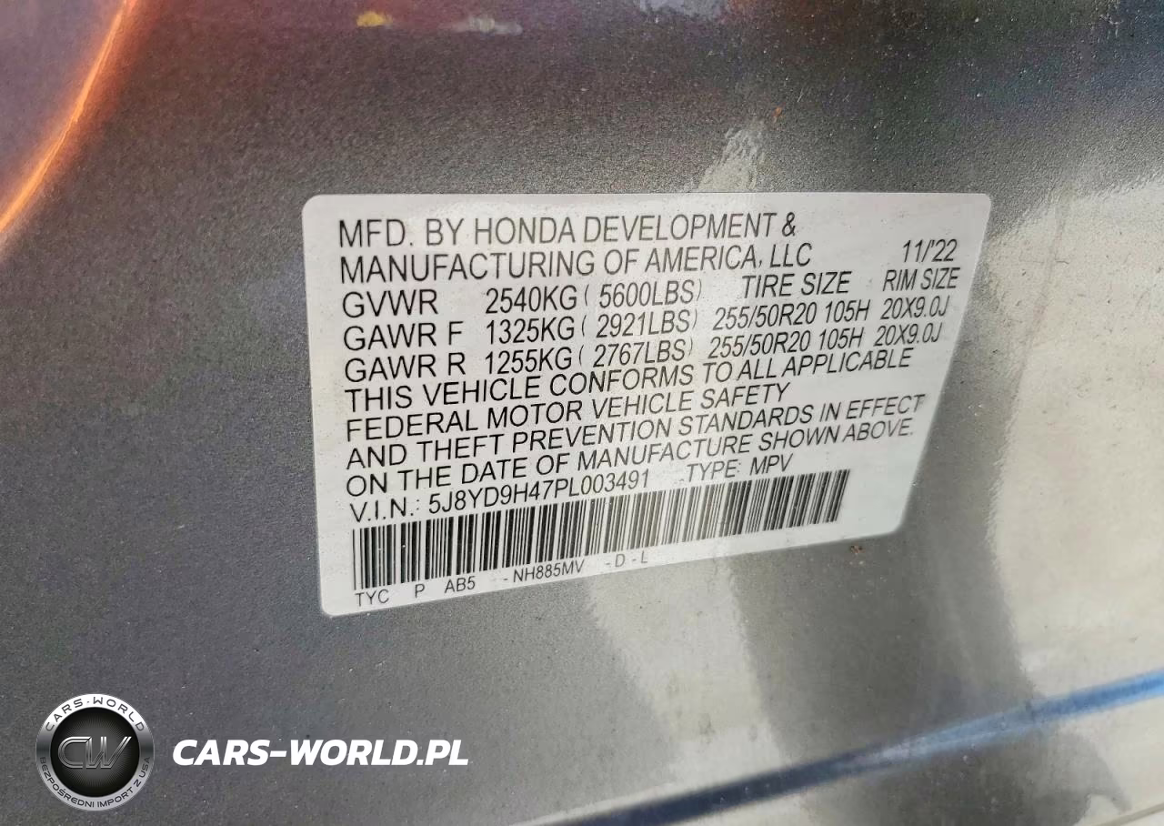 2023 Acura Mdx Technology VIN:5J8YD9H47PL003491 - 13
