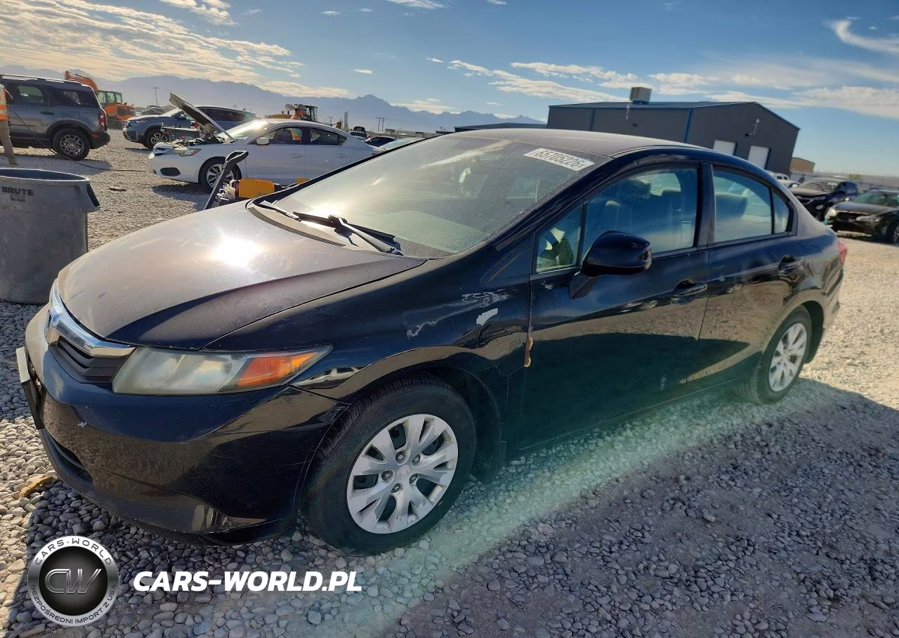 2012 Honda Civic Lx VIN:19XFB2F56CE387832 - 1