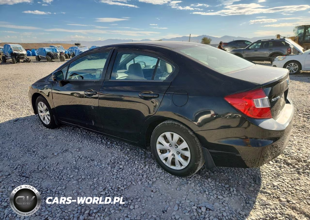 2012 Honda Civic Lx VIN:19XFB2F56CE387832 - 2