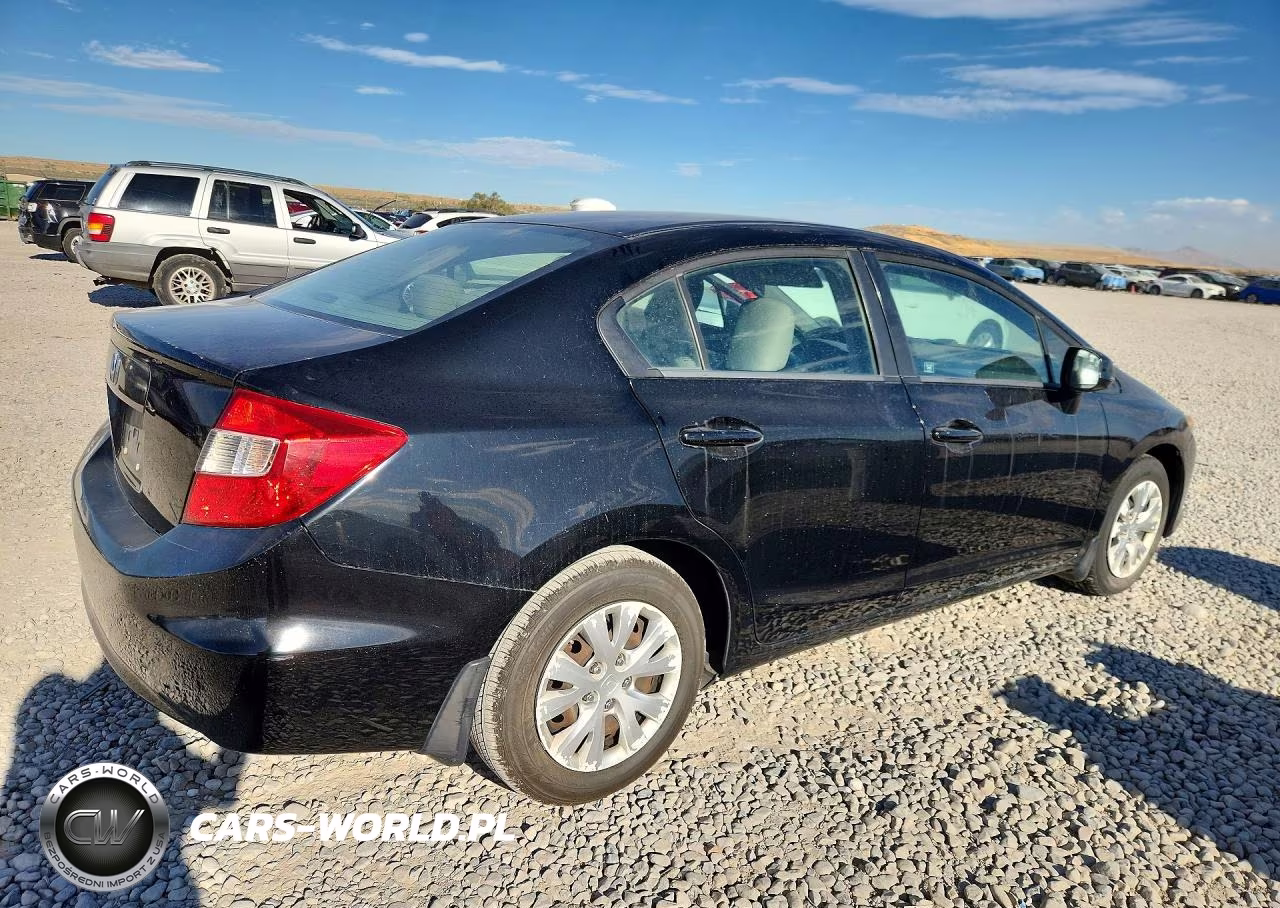 2012 Honda Civic Lx VIN:19XFB2F56CE387832 - 3