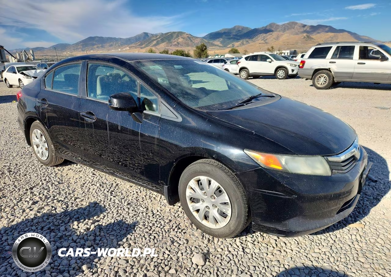 2012 Honda Civic Lx VIN:19XFB2F56CE387832 - 4