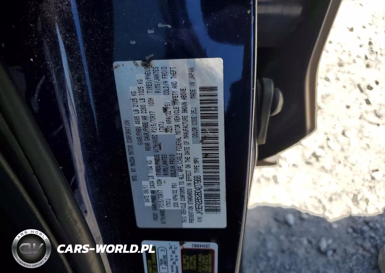 2011 Mazda Cx-7 VIN:JM3ER2B52B0407988 - 13