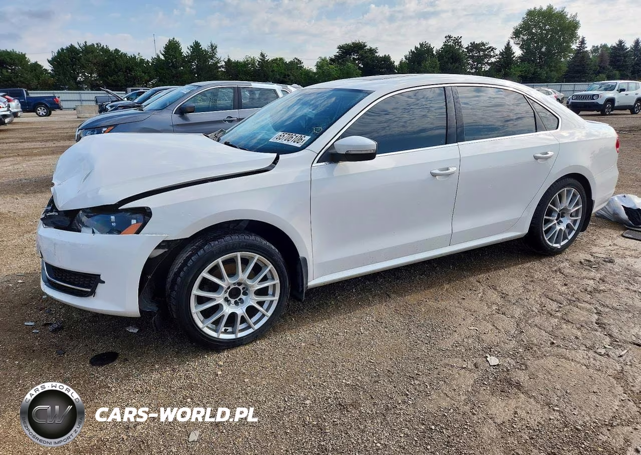 2014 Volkswagen Passat Se VIN:1VWBN7A39EC118515 - 1
