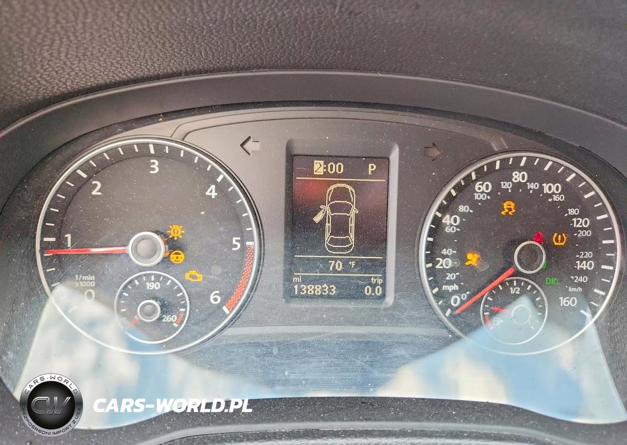 2014 Volkswagen Passat Se VIN:1VWBN7A39EC118515 - 9