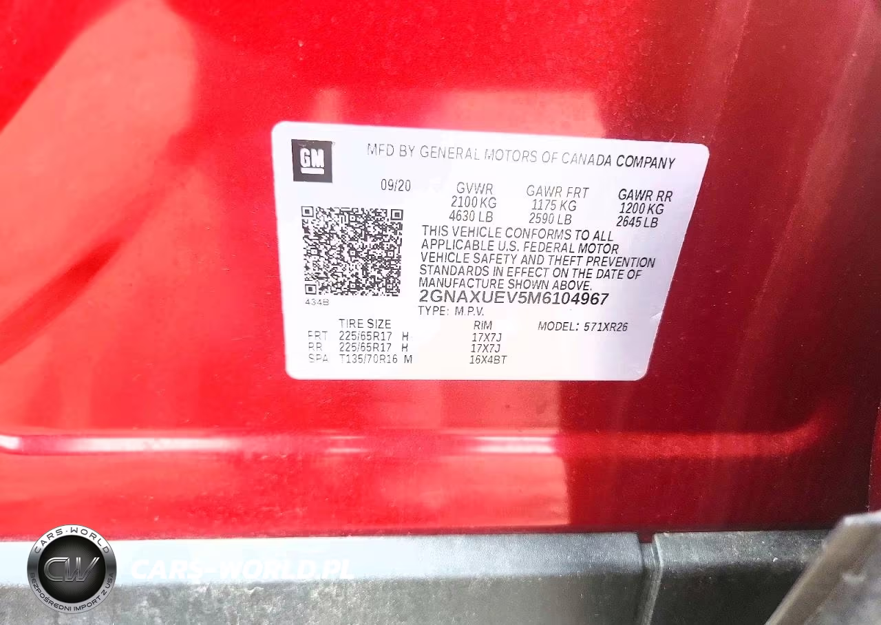 2021 Chevrolet Equinox Lt VIN:2GNAXUEV5M6104967 - 12