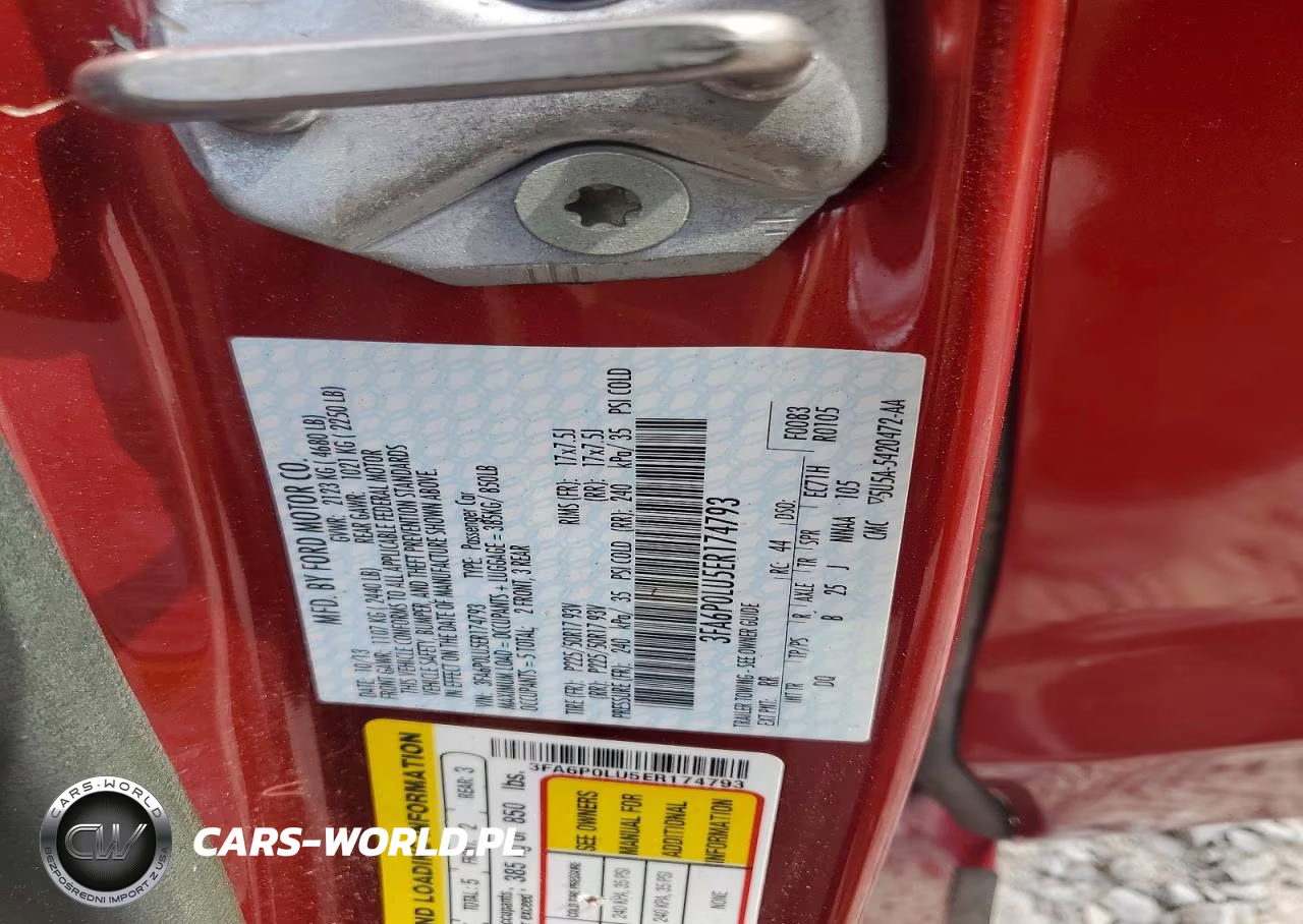 2014 Ford Fusion Se Hybrid VIN:3FA6P0LU5ER174793 - 12