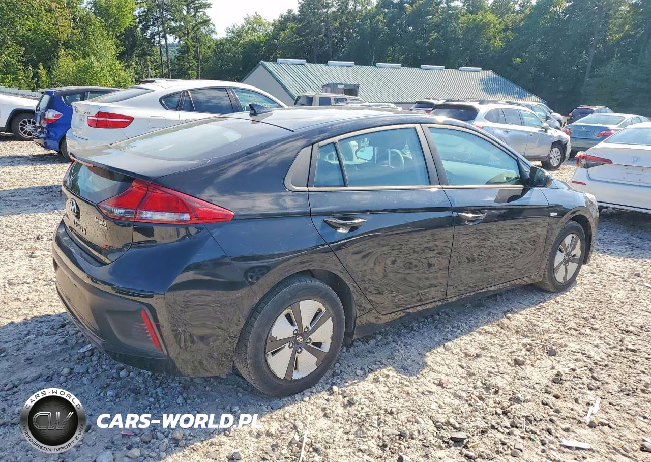 2017 Hyundai Ioniq Blue VIN:KMHC65LC0HU030601 - 3