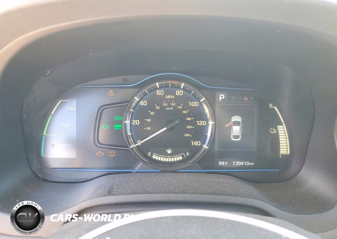 2017 Hyundai Ioniq Blue VIN:KMHC65LC0HU030601 - 9