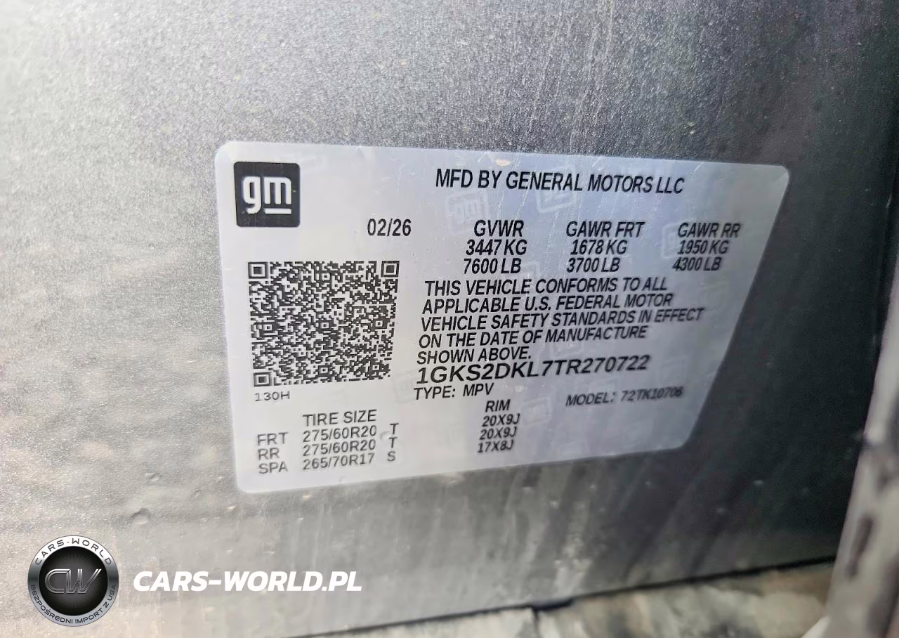 2026 GMC Yukon Denali VIN:1GKS2DKL7TR270722 - 14
