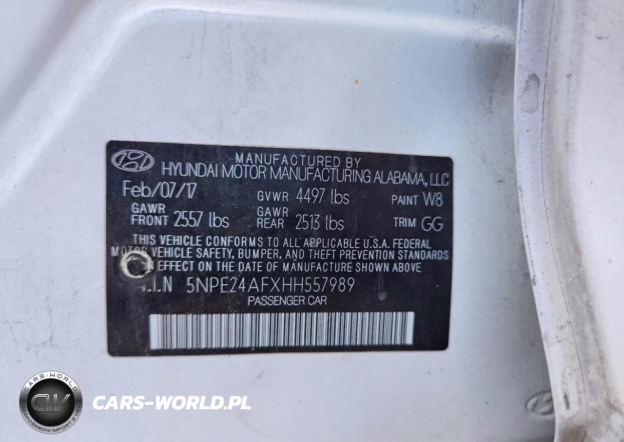 2017 Hyundai Sonata Se VIN:5NPE24AFXHH557989 - 12