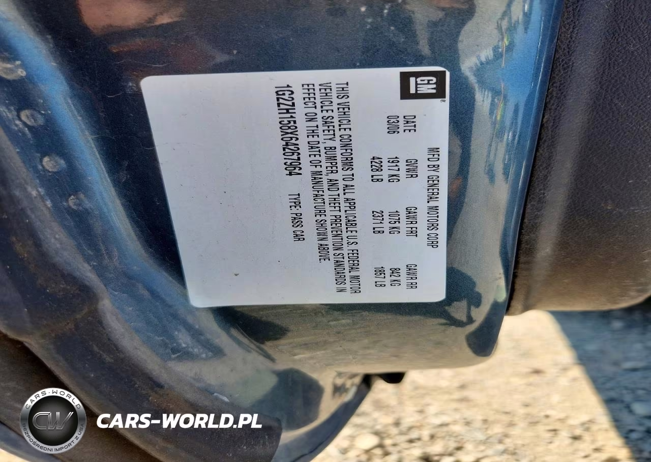 2006 Pontiac G6 Gt VIN:1G2ZH158X64267964 - 12