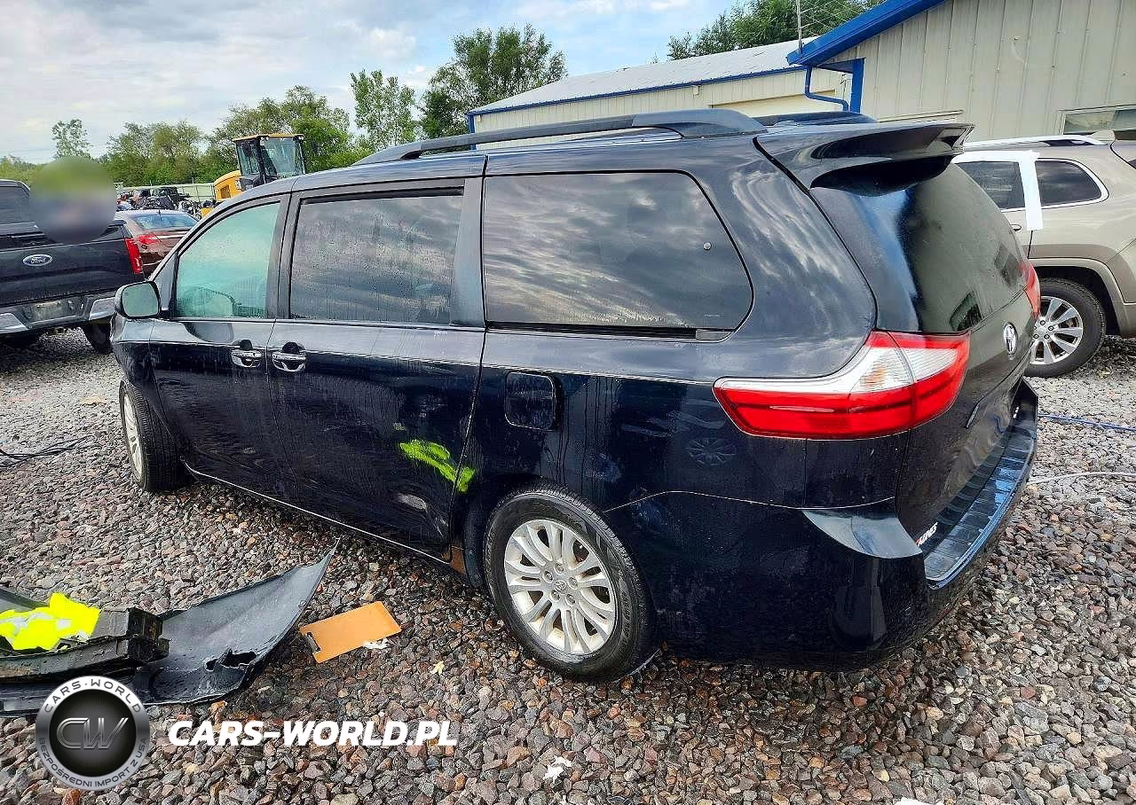 2015 Toyota Sienna Xle Premium 8-Passenger VIN:5TDYK3DC5FS655392 - 2