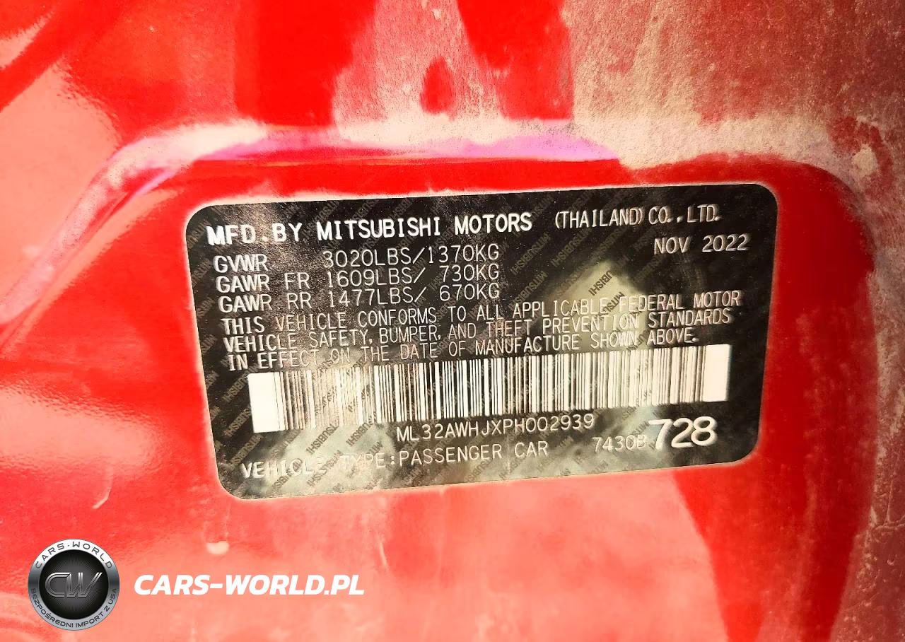 2023 Mitsubishi Mirage Se VIN:ML32AWHJXPH002939 - 13