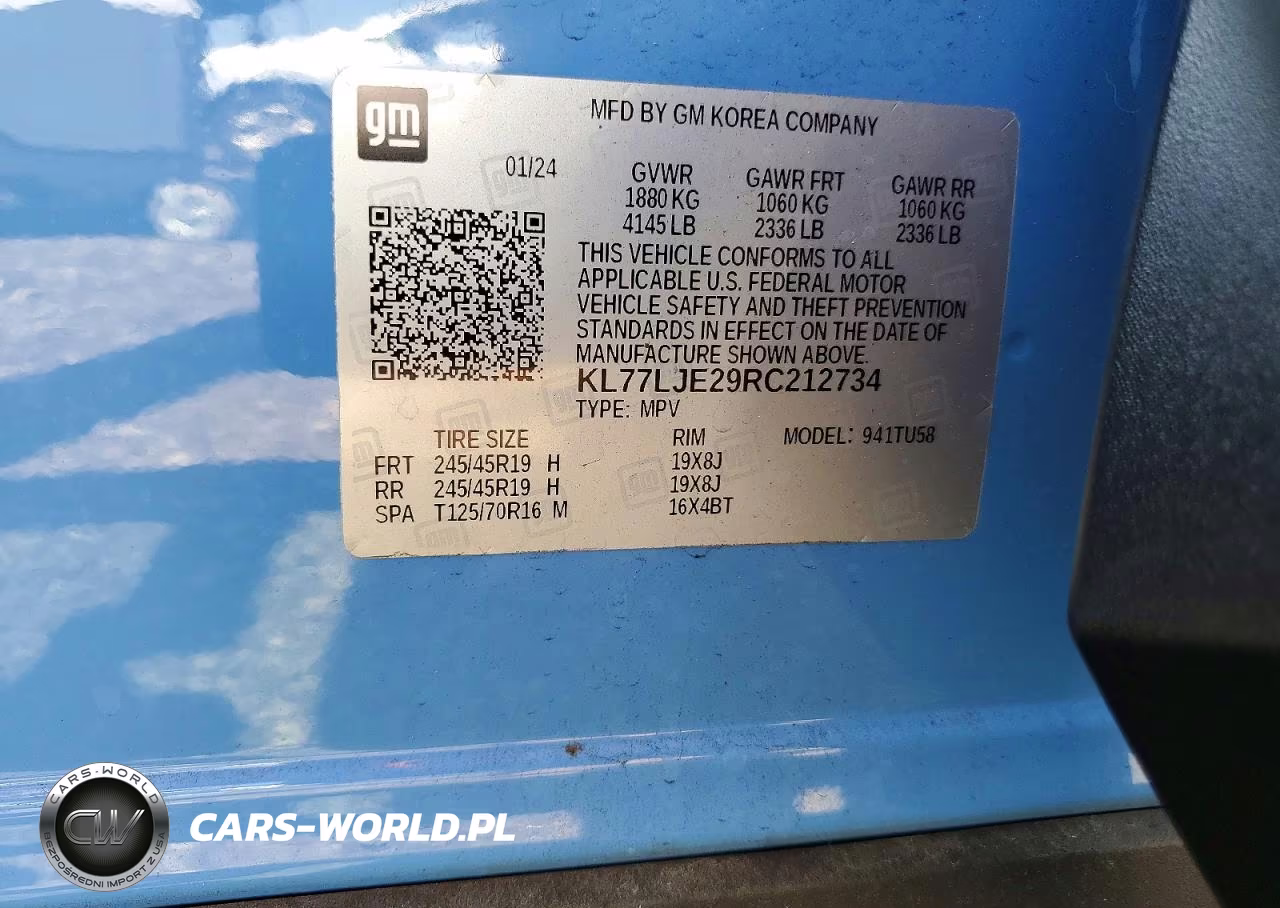 2024 Chevrolet Trax 2Rs VIN:KL77LJE29RC212734 - 14
