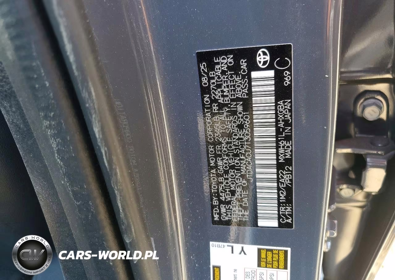 2026 Toyota Prius Plug-In Hybrid Xse VIN:JTDACACU7T3059601 - 13