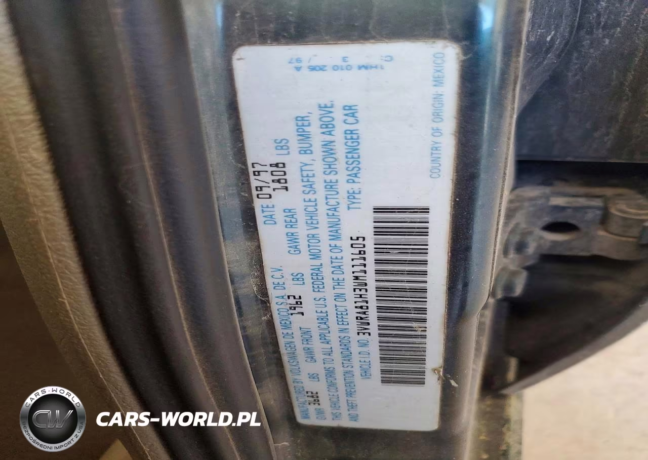1998 Volkswagen Jetta Gl VIN:3VWRA81H3WM111605 - 12